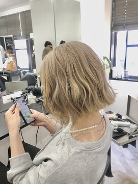 スタジオ ロサ(studio ROSA) 外国人風ブランドボブ　担当マサキ