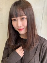 ロンド ロビン 栄(Lond robin)&nbsp;【Lond robin】河野まい　韓国風/ミニウルフ/くすみブルー