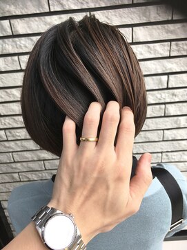 ランダ(LANDA.) ブリーチレス×バレイヤージュ