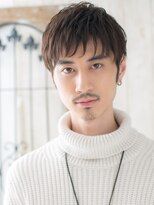 グルーミングサロン バーバー キャッスル 北浦和西口(Grooming salon Barber Castle)&nbsp;アッシュオリーブのアンニュイパーマ耳だしショートT北浦和