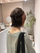 サンド 池袋(sand) ヘアアレンジ/インナーカラー/ベージュカラー/顔周りカット