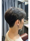 刈り上げセンターパート