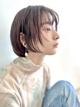 コハクビューティ(COHAKU beauty) たっぷり入ったレイヤーがお洒落な『ショートボブ』