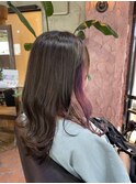 【マチルダボブ/ピンクベージュ/インナーグレージュ】千葉香奈