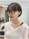 大人かわいい10代20代30代ショートボブ丸みショート