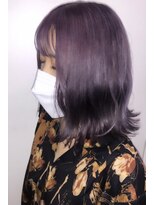 ルイス(L'wis)&nbsp;色落ちでオレンジ色にならない♪ラベンダーカラー【L'wis乙津】