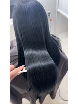 ジーナ 札幌(Zina)&nbsp;髪質改善＊モードブルーブラック＊艶髪【Zina札幌】