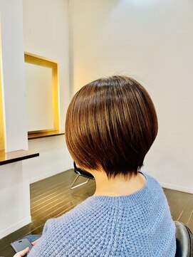 アフェクテュー 春日店(affectueux) うる艶ショートボブ/20代30代40代50代