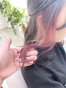 シンク オモテサンドウ(sync omotesando) イヤリングカラー/シアーカラー/小顔カット＆韓国ヘア