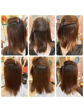 ハロー  三軒茶屋(hair Hello) ミディアムストレート
