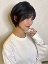 ロンド ストラーダ 心斎橋(Lond strada)&nbsp;ショート×ハイライト白髪ぼかし×シアーカラー[心斎橋]