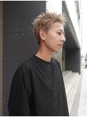 グレージュスパイキーショート