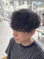 ザコーストバイネオリーブ 辻堂店(The coast by neolive)&nbsp;波巻きスパイラルパーマメンズツーブロックマッシュ