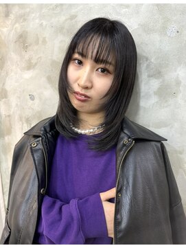 エトネ ヘアーサロン 仙台駅前(eTONe hair salon) medium【レイヤー×内巻きミディアム】