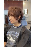 ウルフショート＋深みブラウンカラー