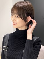 ビューシンサイバシ(VIEW SHINSAIBASHI)&nbsp;前髪カット＊イメチェンショートボブ＊カーキグレージュ