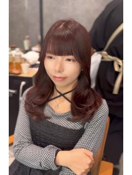 アリーズ(ALLYS) レイヤーカット×艶々ピンク♪