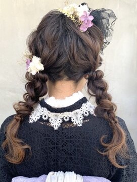 バサラ 新宿駅前店(VASARA) 編み込みツインテール