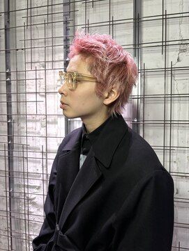 ウム(UMM) スパイキーショート / ホワイトピンク