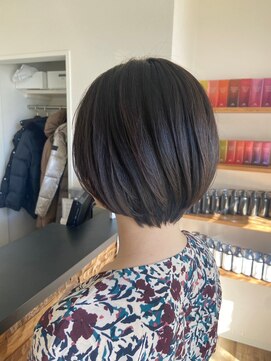 ヴァン カウンシル 王子(VAN COUNCIL) するりとした指通り 大人の髪質改善ケアTR×大人ショートボブ#1