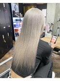 #ガルボ#ハイトーン#エクステ#ブリーチ#プルエクステ#シルバー