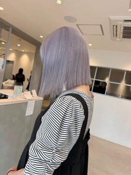 ロテ 名古屋 名駅店(Lote.) イメチェン/ホワイトブロンド/外ハネボブ/美髪/名古屋