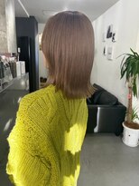 キング 高槻(K!ng) ハイライトカラーミルクティーベージュレイヤーカット