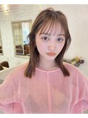 大人かわいいシースルーバング《骨格補正小顔》関口春花