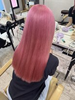 アジールヘア 所沢プロペ通り店(agir hair)&nbsp;韓国風◎ペールピンク×顔周りレイヤー