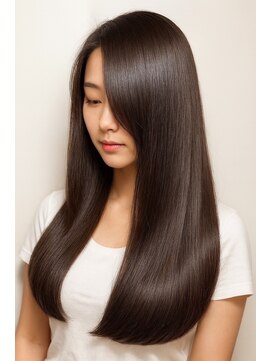 ラクヘアー 住吉店(rak hair) 美髪ストレート×アッシュブラウン
