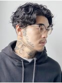 men's/メンズ/フェザーパーマ/サーフカール/スペインカール/渋谷