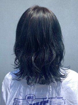 ニコヘアデザイン(nico hair design) nico 高野 ネイビーブルー