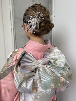 スタジオカラー(Studio Color)&nbsp;シニヨン×振袖お着付け