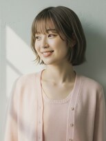 ライクバイコトナ 越谷(RIKE by kotona)&nbsp;ミディアム レイヤーカット 顔周りレイヤー 透明感 20代30代40代