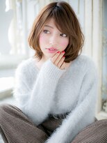 大波純一美容室パーティハン&nbsp;大人かわいいエモージュひし形くびれボブa小山10代20代30代