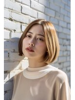 ソアー 東川口(soar) ショートボブ×東川口×ハイライト×リッチカラー×髪質改善