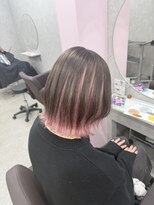 アン ブリーチ 大宮駅東口店(UN BLEACH)&nbsp;インナーブリーチ２回さくらピンクカラー♪