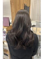 ネオリーブウリ 二子玉川店(Neolive uri) ミディアムヘア暗めカラーデザインカラーフェイスフレーミング