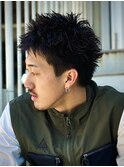メンズカットメンズパーマフェザーショートアクティブショート