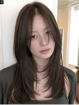 ケシキ 表参道 原宿(kesiki.)&nbsp;くびれレイヤー顔周りカットハッシュカットワンホンレイヤー