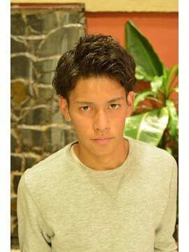 オーラピカ(Oola-Pikka) メンズアップバングパーマ