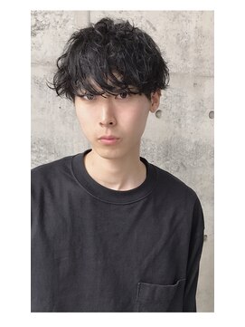 カシュカシュ(cache cache) cache☆メンズ根元立ち上がりパーマSTYLE