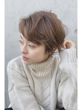 アンドヘアー 西葛西(&-HAIR) 30、40代にオススメ☆グレージュカラー×絶壁解消ショート