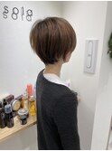 丸みがポイントソラショート
