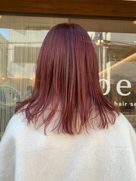 ペレ(pele) 【自由が丘pele】ピンクバイオレット　ピラミンゴカラー　発色