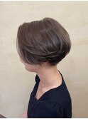 大人ショート×ブルージュカラー