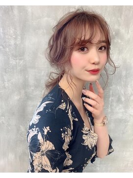 エミュー 湘南台店(emue) メルティカラー/似合わせカット/ウェーブミディアム/湘南台