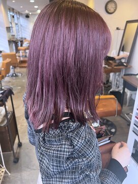 ザ カラー ラボ(THE COLOR LABO) ブリーチオンカラー　カシスピンク