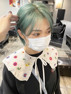 ノブレス(NOBLESSE) ペールグリーン/ショートヘア/nagata