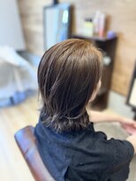 リブリス(Rebliss) 切りっぱなしボブ×明るめグレージュ